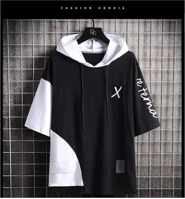 تیشرت کلاه دار لش