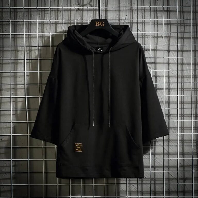 تیشرت کلاهدار پنبه لش