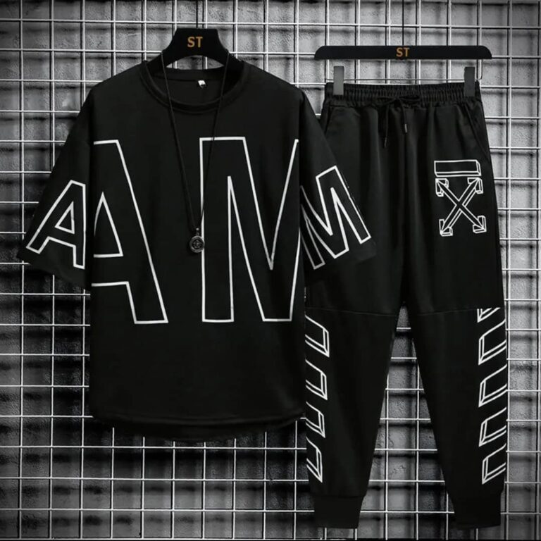 تیشرت طرح دار لش