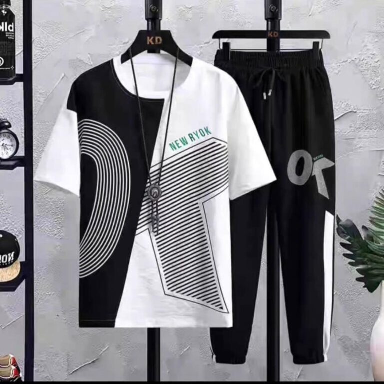 تیشرت نصف نصف OK