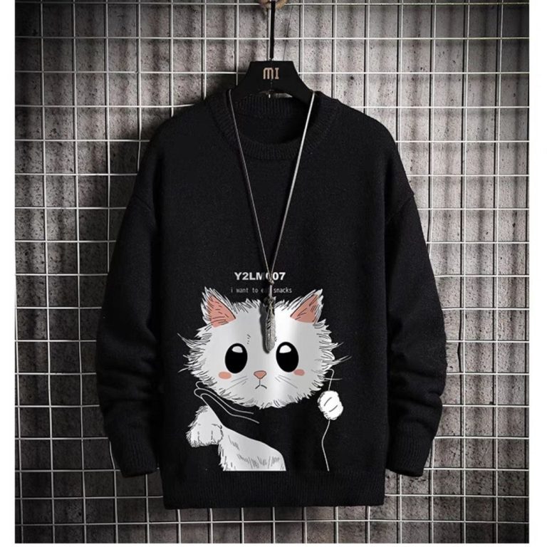 تیشرت آستین بلند گربه