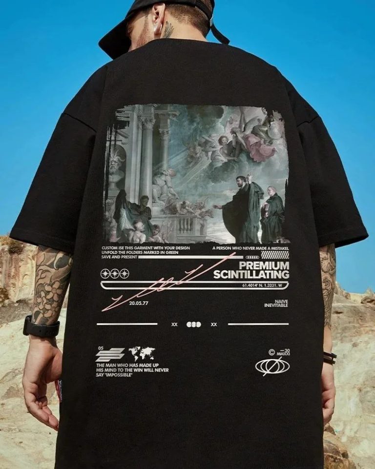 تیشرت آستین کوتاه مچینست