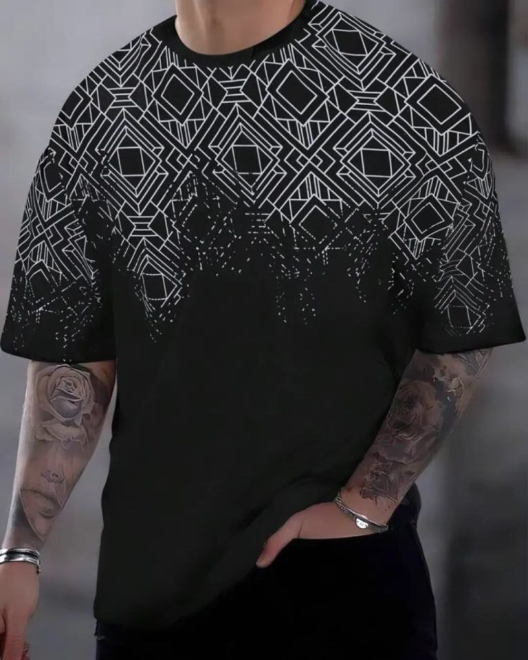 تیشرت طرح دار خاص