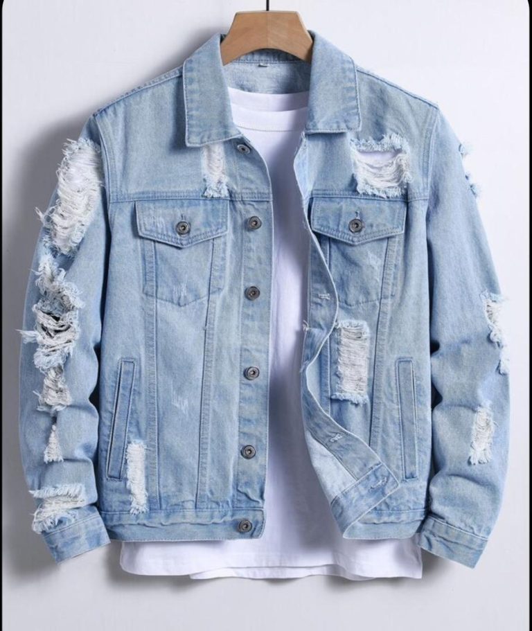 کت جین زاپ دار