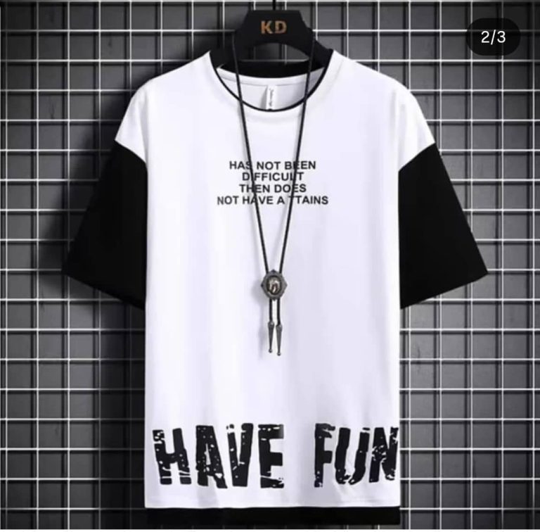 تیشرت آستین کوتاه پنبه خنک