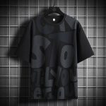 تیشرت طرح دار لش باکسی