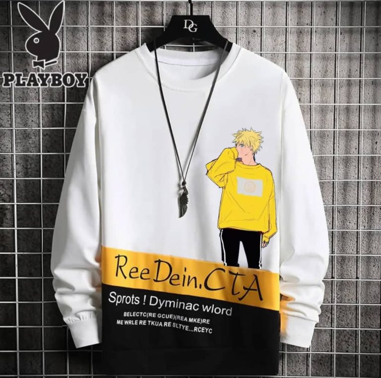 تیشرت آستین بلند نخ پنبه