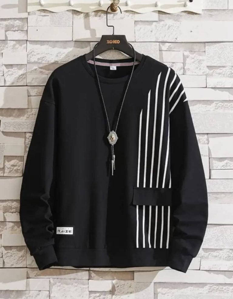 تیشرت آستین بلند نخ پنبه