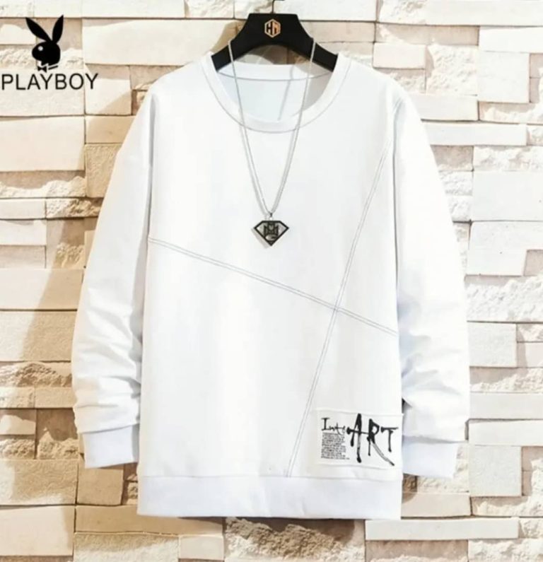 تیشرت آستین بلند نخ پنبه