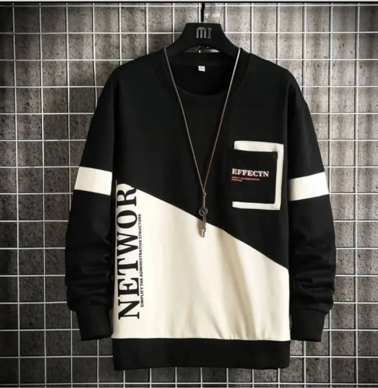 تیشرت آستین بلند نخ پنبه