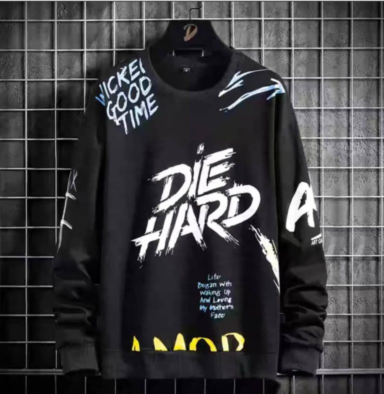 تیشرت آستین بلند نخ پنبه