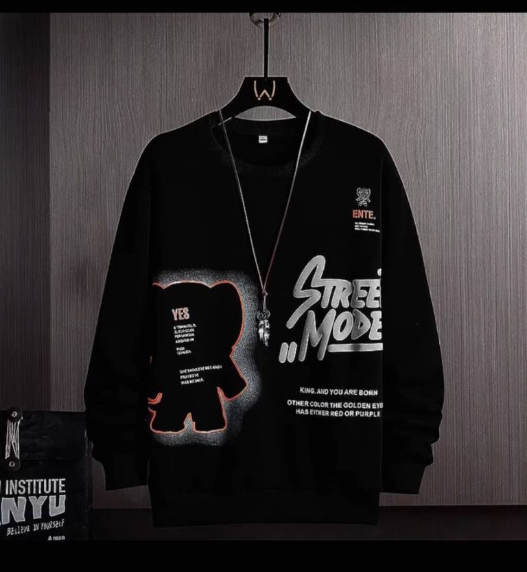 تیشرت آستین بلند نخ پنبه