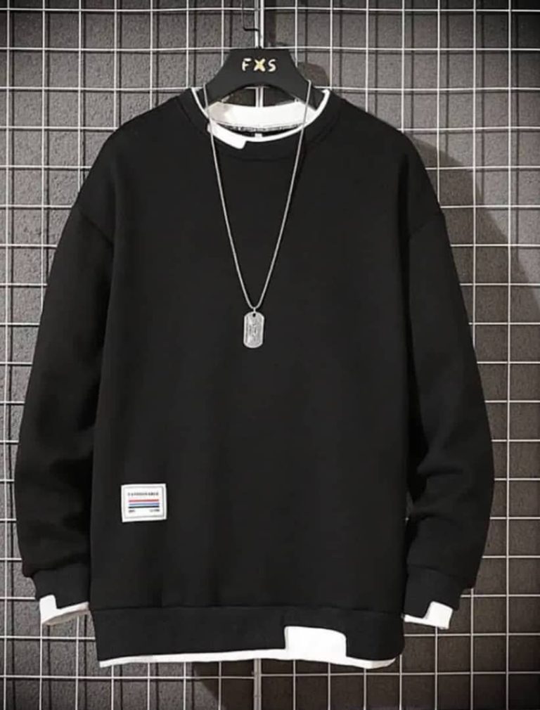 تیشرت آستین بلند نخ پنبه