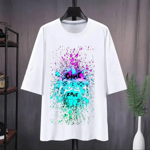 تیشرت لش طرح دار خنک - Image 3