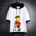 تیشرت کلاه دار طرح سیمسون