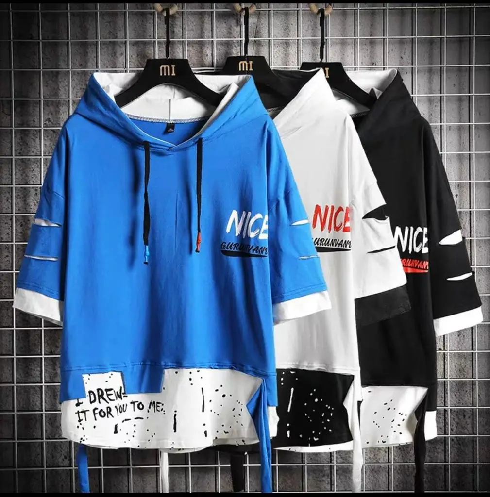 تیشرت کلاهدار اسپرت - Image 4