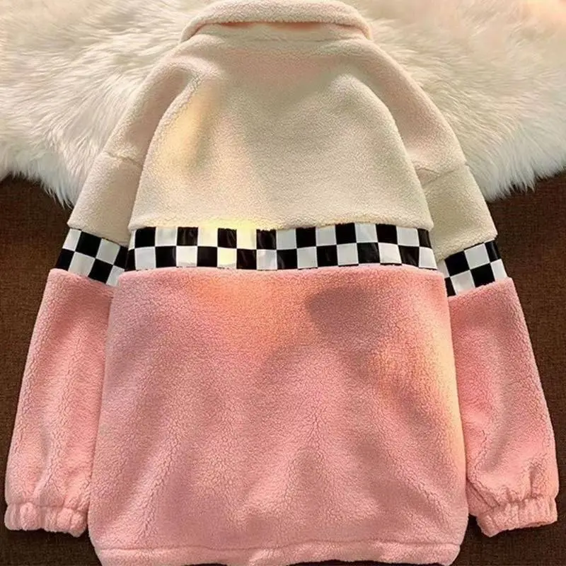 سویشرت تدی زیپ دار قواره دار - Image 6