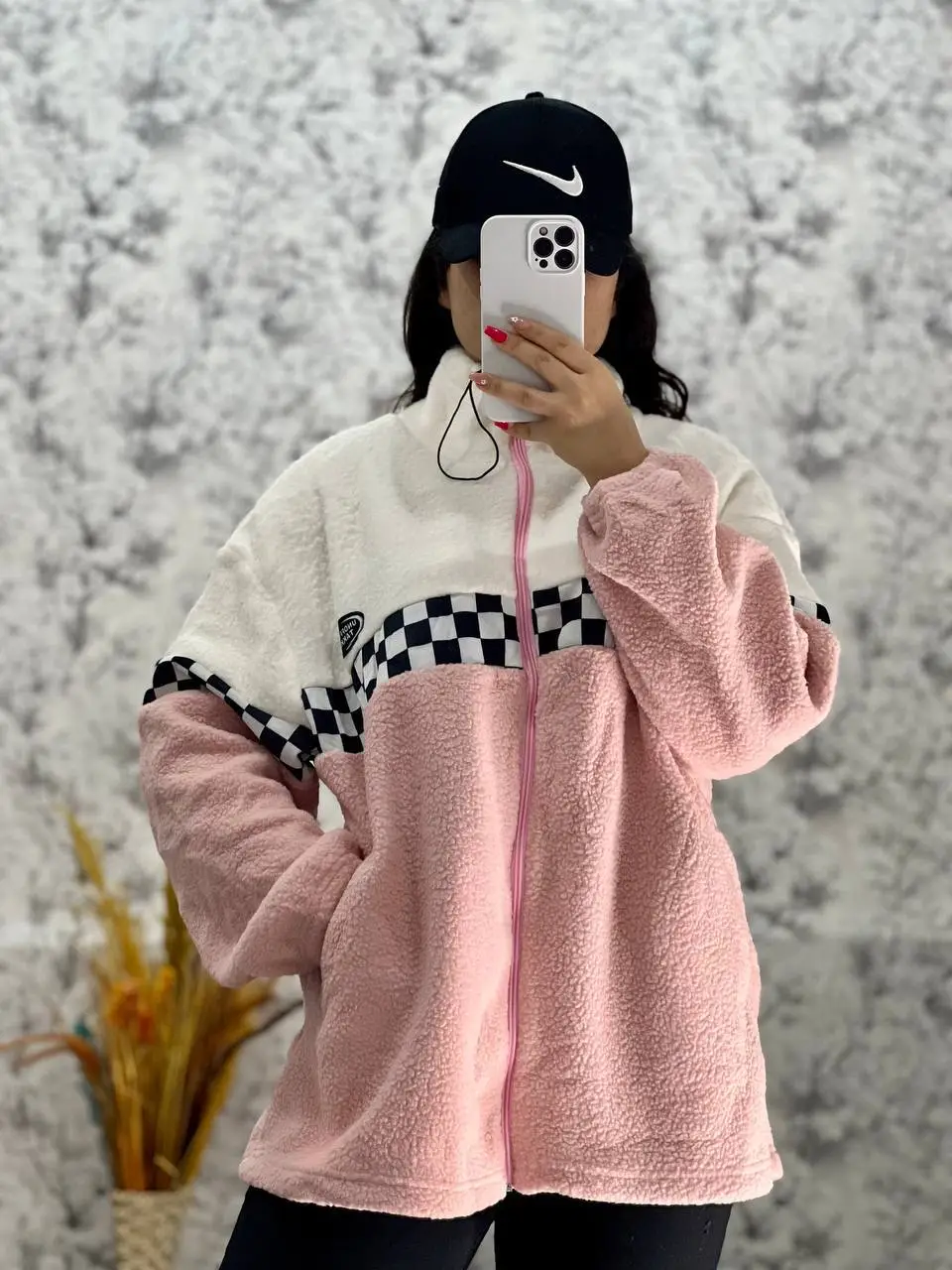 سویشرت تدی زیپ دار قواره دار - Image 8