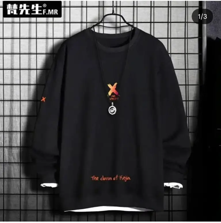 تیشرت آستین بلند سینه X