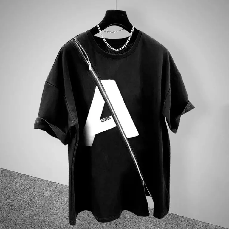 تیشرت لش زیپ دار