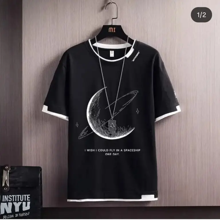 تیشرت نخ پنبه باکسی