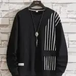 تیشرت آستین بلند نخ پنبه