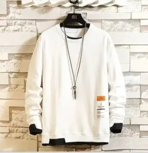 تیشرت آستین بلند نخ پنبه