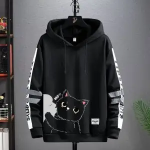 هودی سه نخ کرک دار پیشی ملوسه