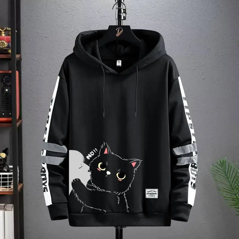 هودی سه نخ کرک دار پیشی ملوسه